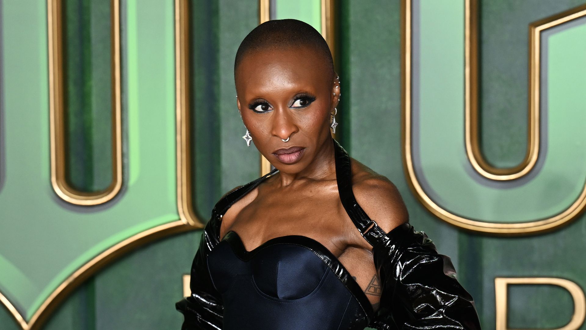 Cynthia Erivo attends the "Wicked: For Good" European Premiere at Cineworld London Leicester Square on November 10, 2025 in London, England. (Photo by Kate Green/Getty Images)
