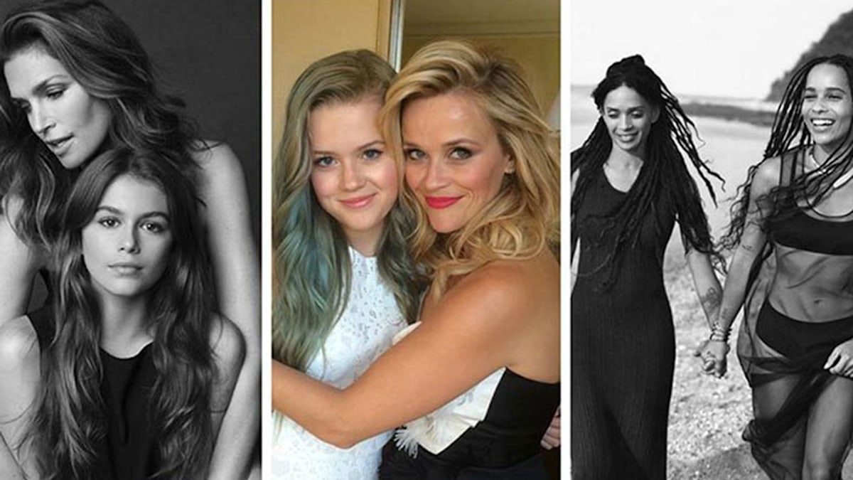 Beautiful Celebrity Mother Daughter Lookalikes Hello