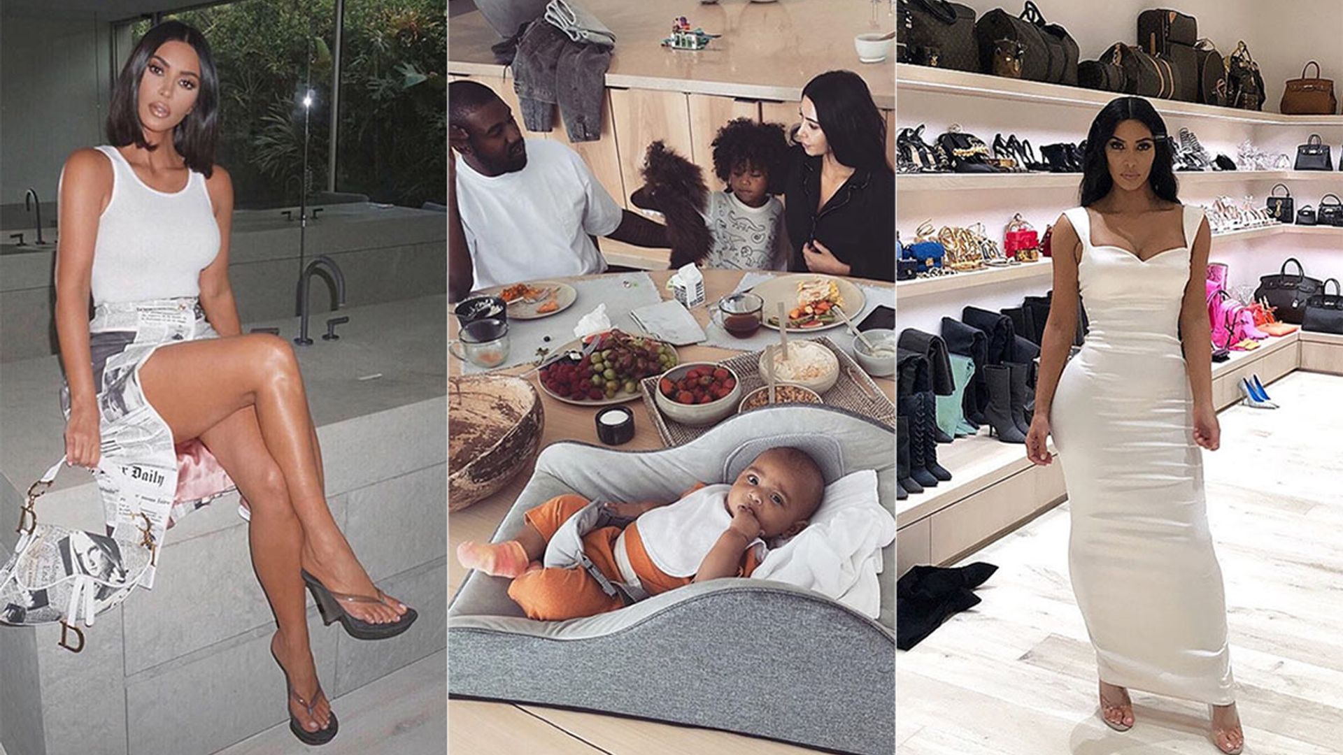 Kanye West Shares Photo of His Epic Shoe Closet