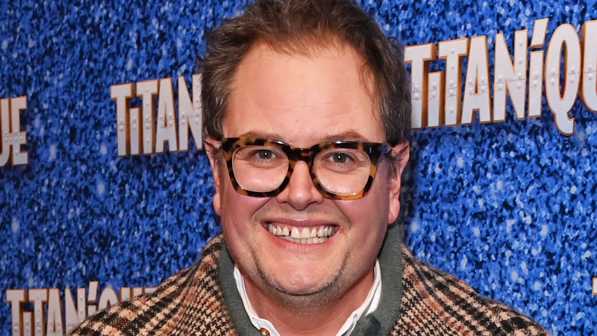 Alan Carr attends the press night performance of "Titanique"