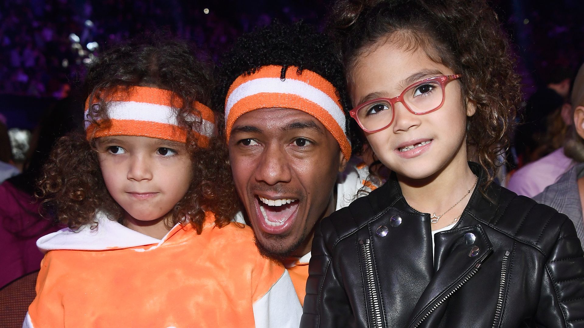  Moroccan Scott Cannon, Nick Cannon and Monroe Cannon attend Nickelodeon's 2018 Kids' Choice Awards 