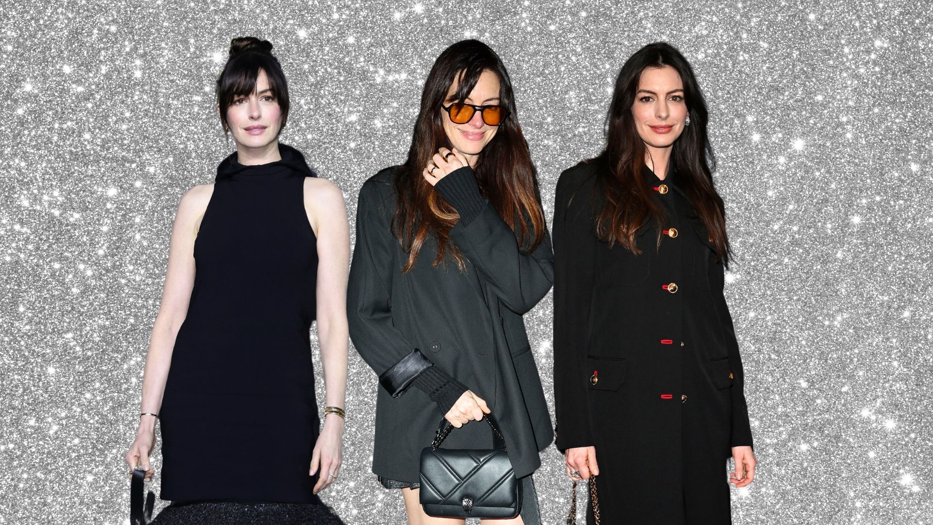 5 Ways Anne Hathaway is styling all-black for AW24