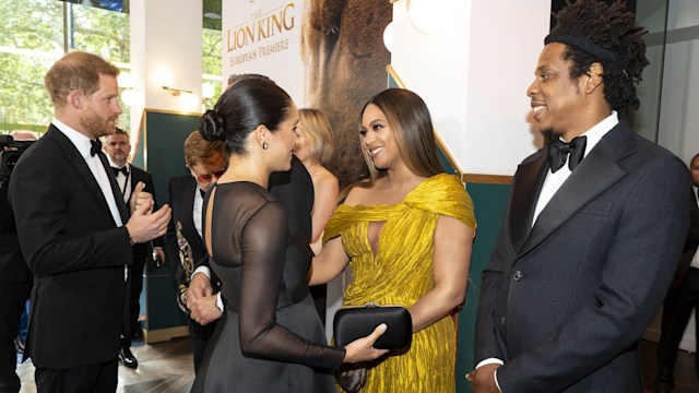 Meghan Markle with Beyonce