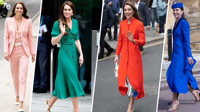 Princess Kate has been wearing bold hues