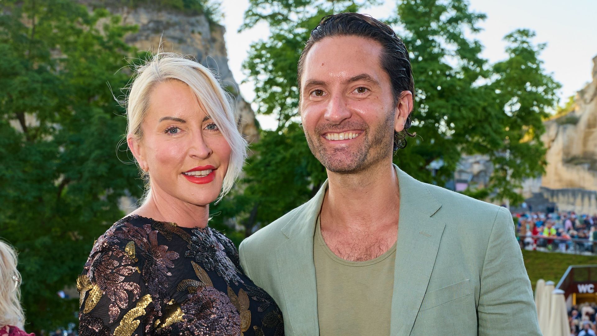 Heather Mills and her partner Mike Dickman appeared in Vienna for the premiere
