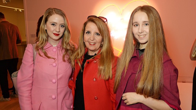 A photo of Gillian McKeith and her two daughters 