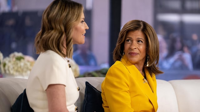 Hoda Kotb and Savannah Guthrie on Today