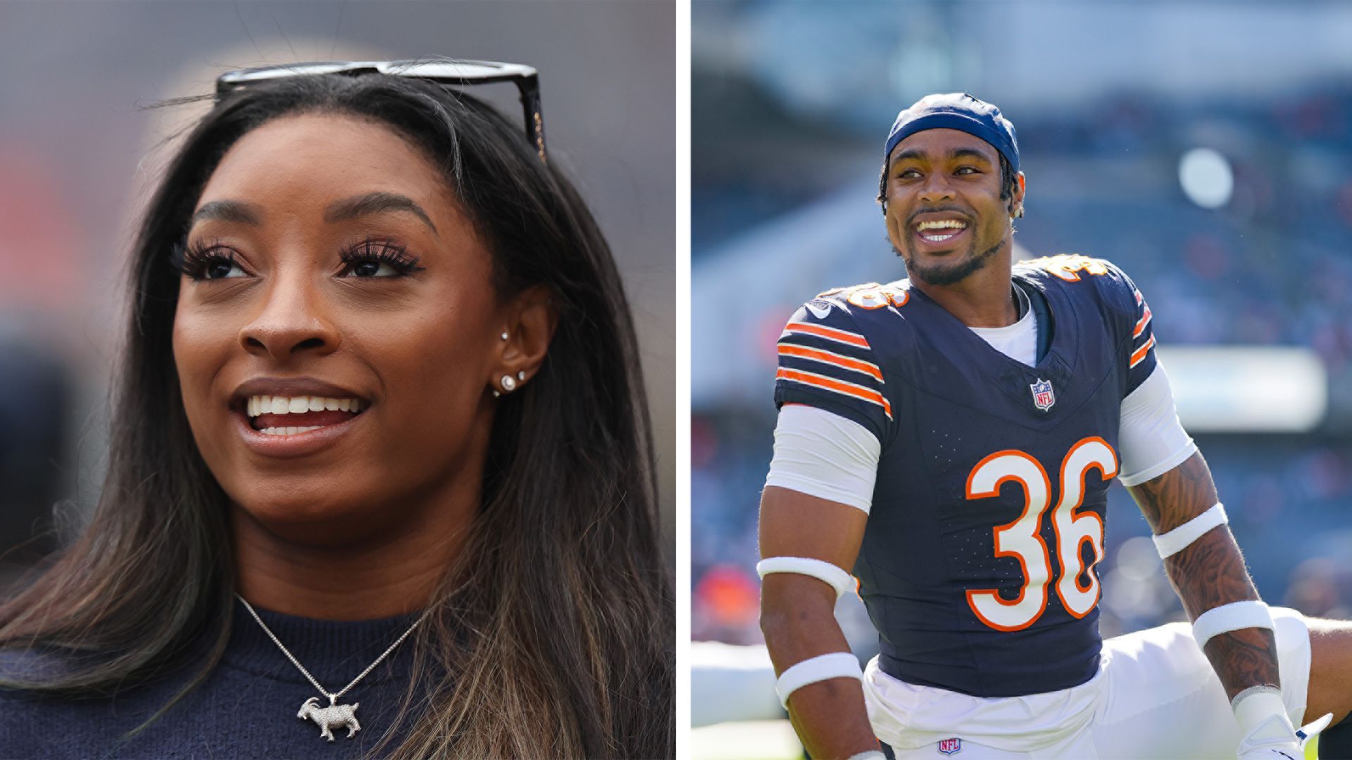 Simone Biles’ husband Jonathan Owens impresses his wife as he follows in her footsteps