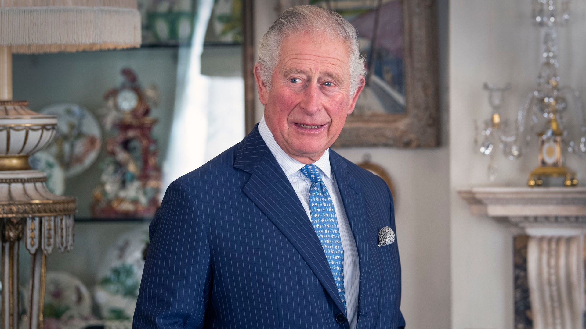 King Charles III at home in Clarence House