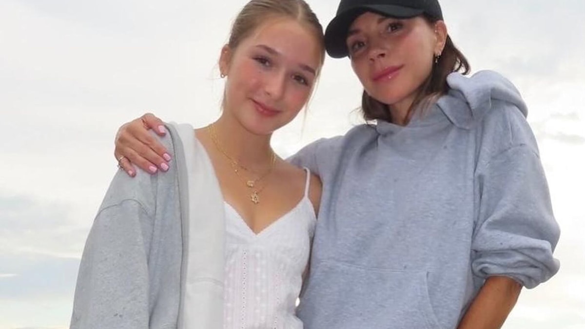 Harper Beckham is mum Victoria’s opposite in low-rise jeans and cropped top Harper Beckham is mum Victoria’s opposite in low-rise jeans and cropped top