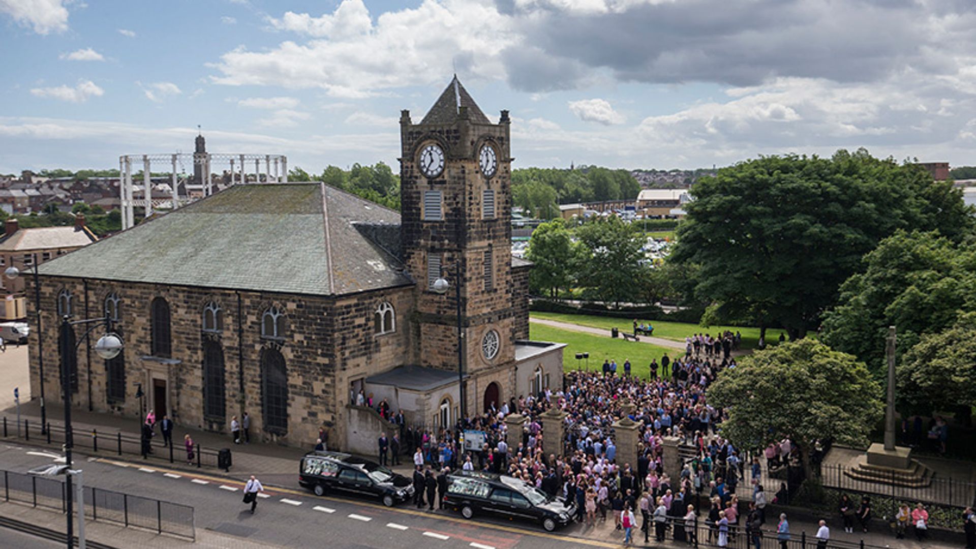 Manchester bombing: heartbreaking funeral of teenage couple Liam Curry and Chloe Rutherford is held