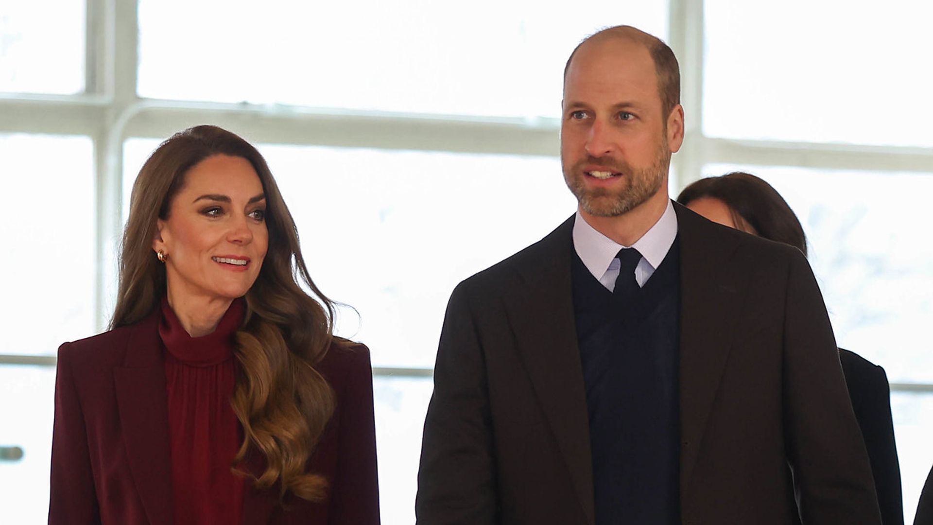 Kate Middleton and Prince William at Charing Cross Hospital 
