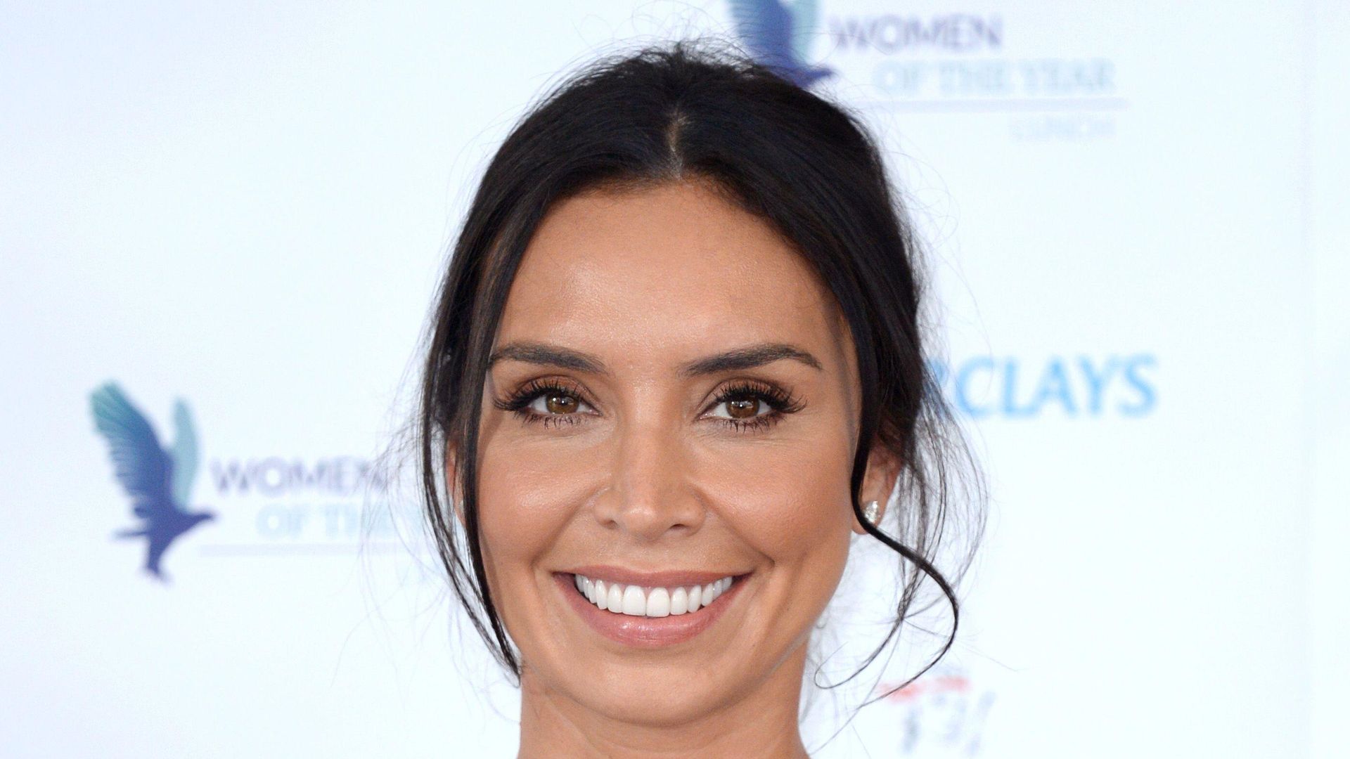 christine lampard in awards in cut-out dress