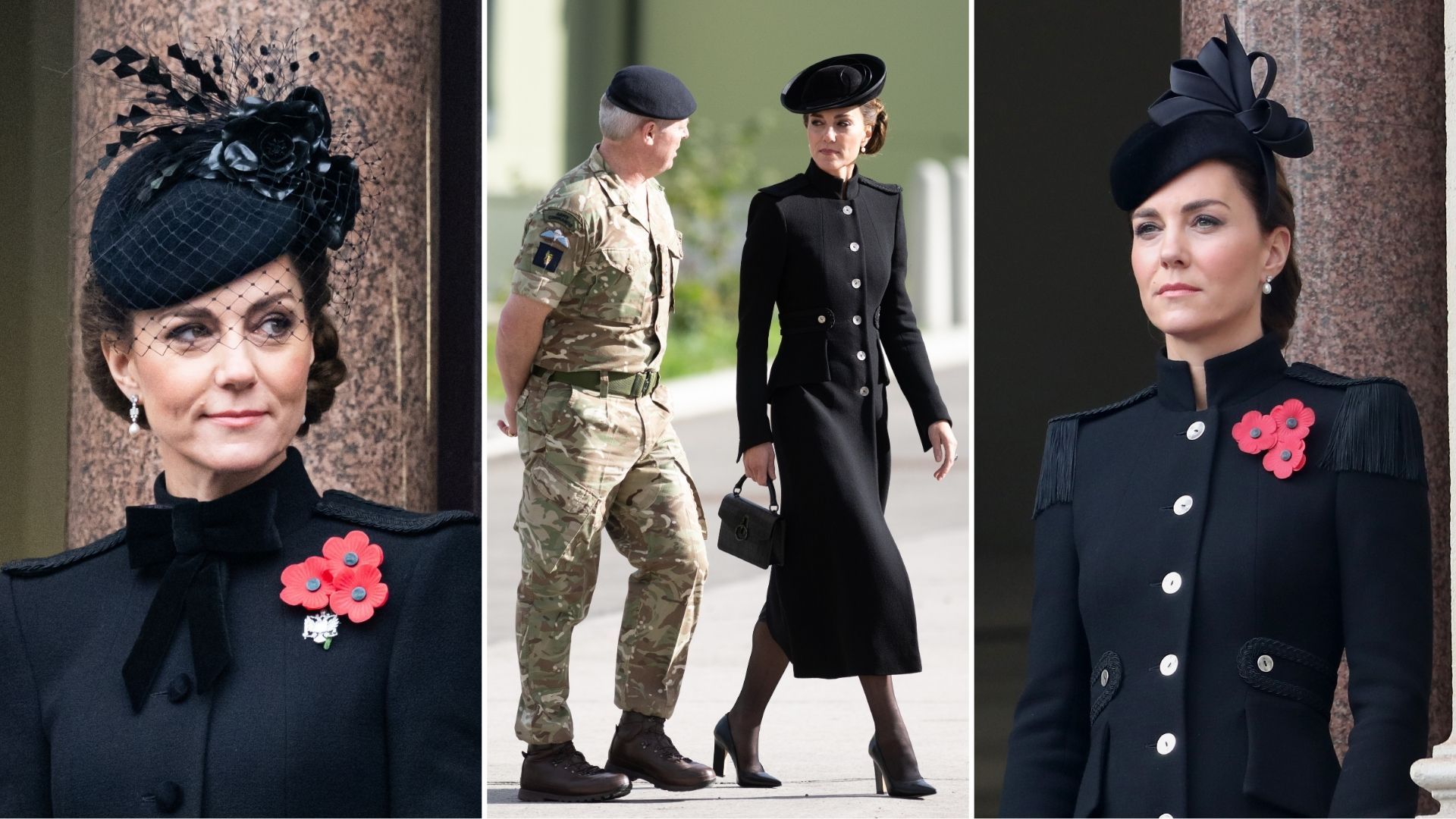 Princess Kate upcycled her Remembrance Sunday coat in three incredible ways