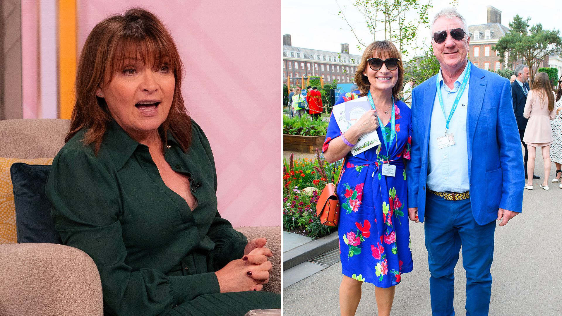 Lorraine Kelly’s husband Steve interrupts show after TV presenter makes mistake