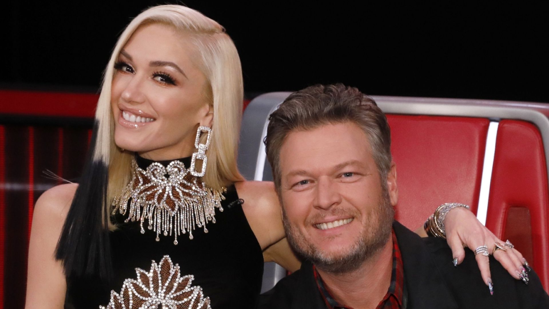 gwen stefani blake shelton unrecognizable throwback