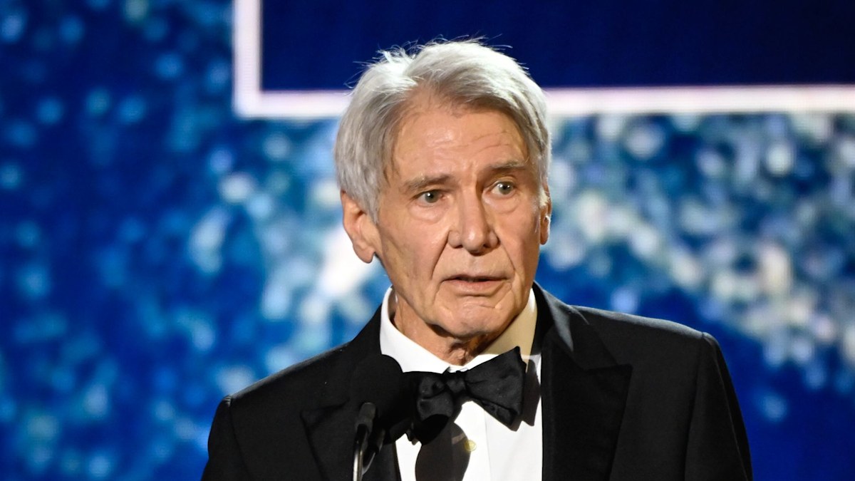 Harrison Ford chokes back tears as he makes emotional speech during Disney Legend’s Award
