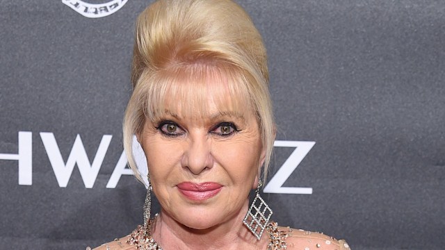 Ivana Trump in glam dress 