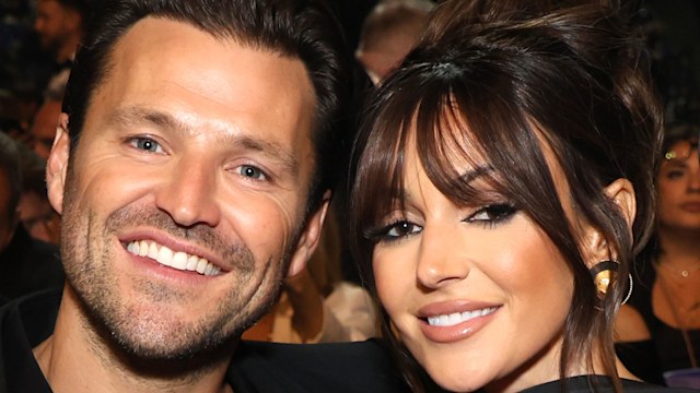 Michelle Keegan and Mark Wright poses for a pic during the NTAs 2024 at The O2 Arena on September 11, 2024 in London, England.