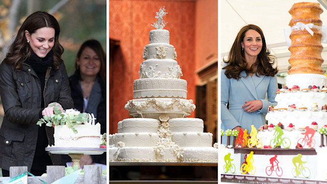 Kate with special cakes