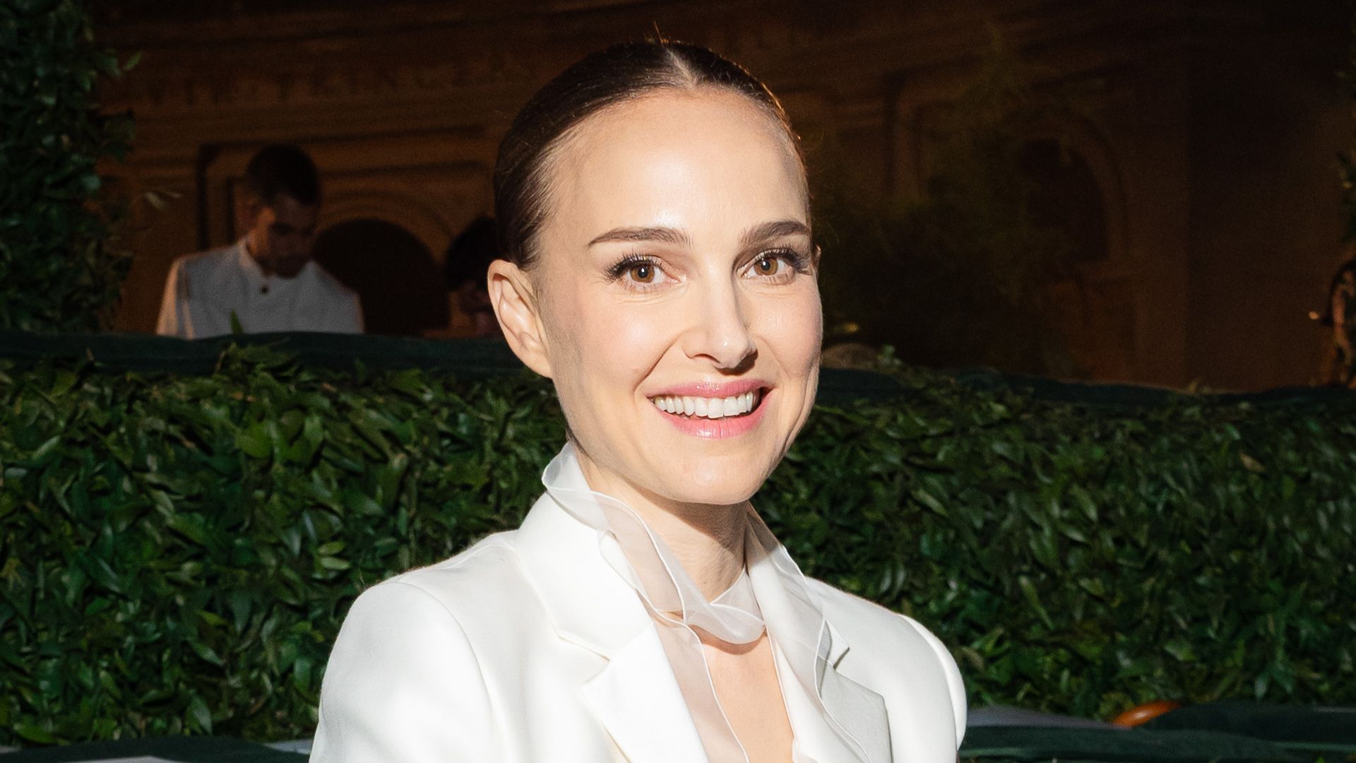Natalie Portman at the Dior Cruise 2026 show held at the Villa Albani Torlonia on May 27, 2025 in Rome, Italy. (Photo by Federico Lomartire/WWD via Getty Images)