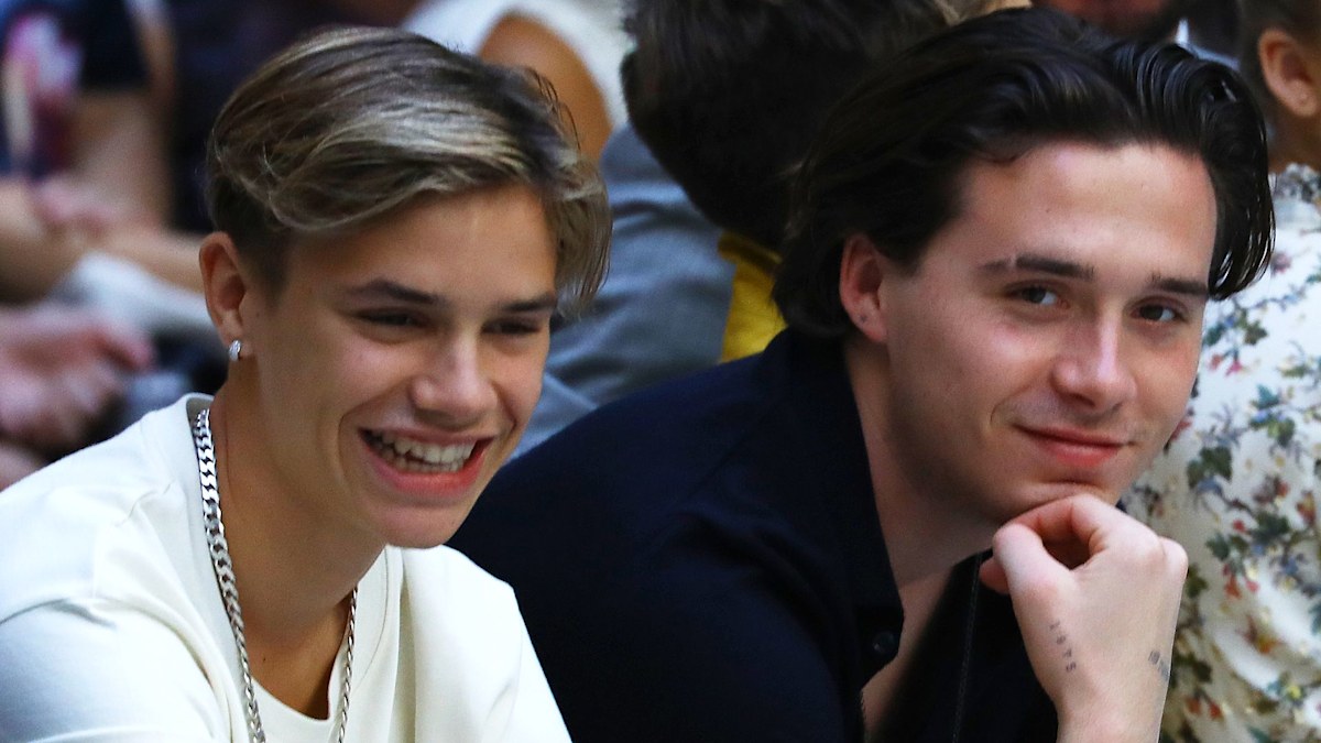 Romeo Beckham temporarily moves in with brother Brooklyn