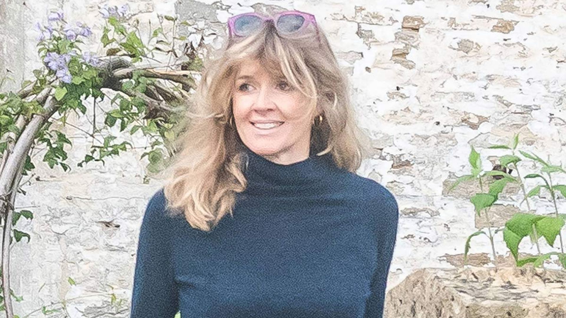 Dominic West's wife Catherine FitzGerald is all smiles in photo taken at Glin Castle