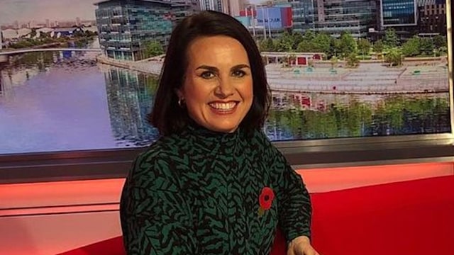 Nina Warhurst on BBC Breakfast sofa