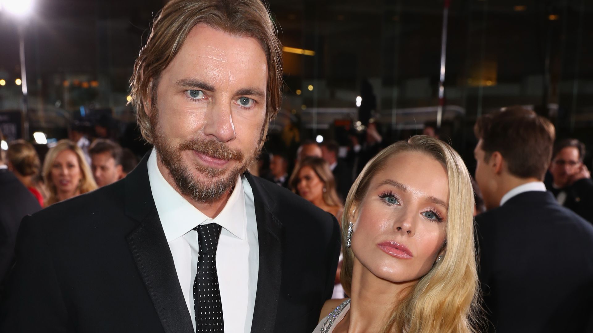 Dax Shepard and Kristen Bell attend Moet & Chandon at The 76th Annual Golden Globe Awards