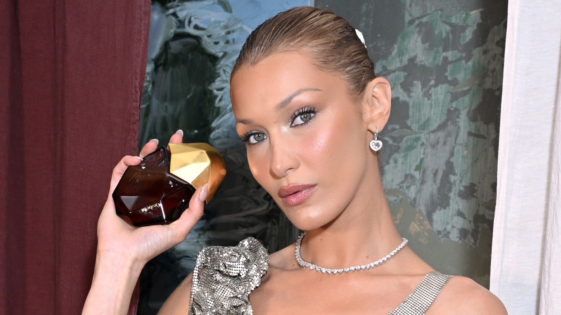 Bella Hadid attends the Orebella VIP launch party hosted by founder Bella Hadid at Sessions Arts Club on May 16, 2025 in London, England. 