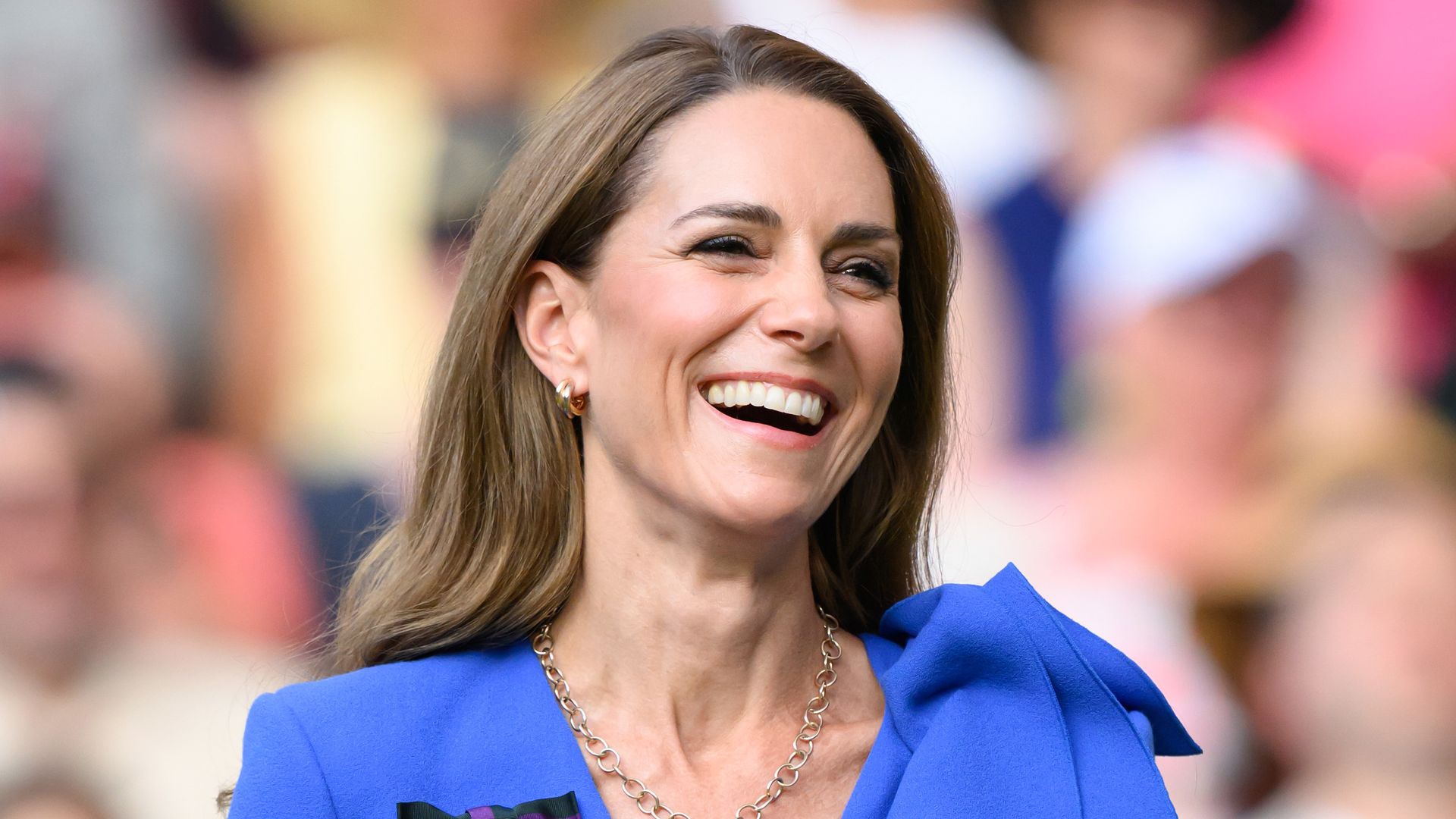 Kate Middleton day fourteen of the Wimbledon Tennis Championships at the All England Lawn Tennis and Croquet Club on July 13, 2025 in London, England.