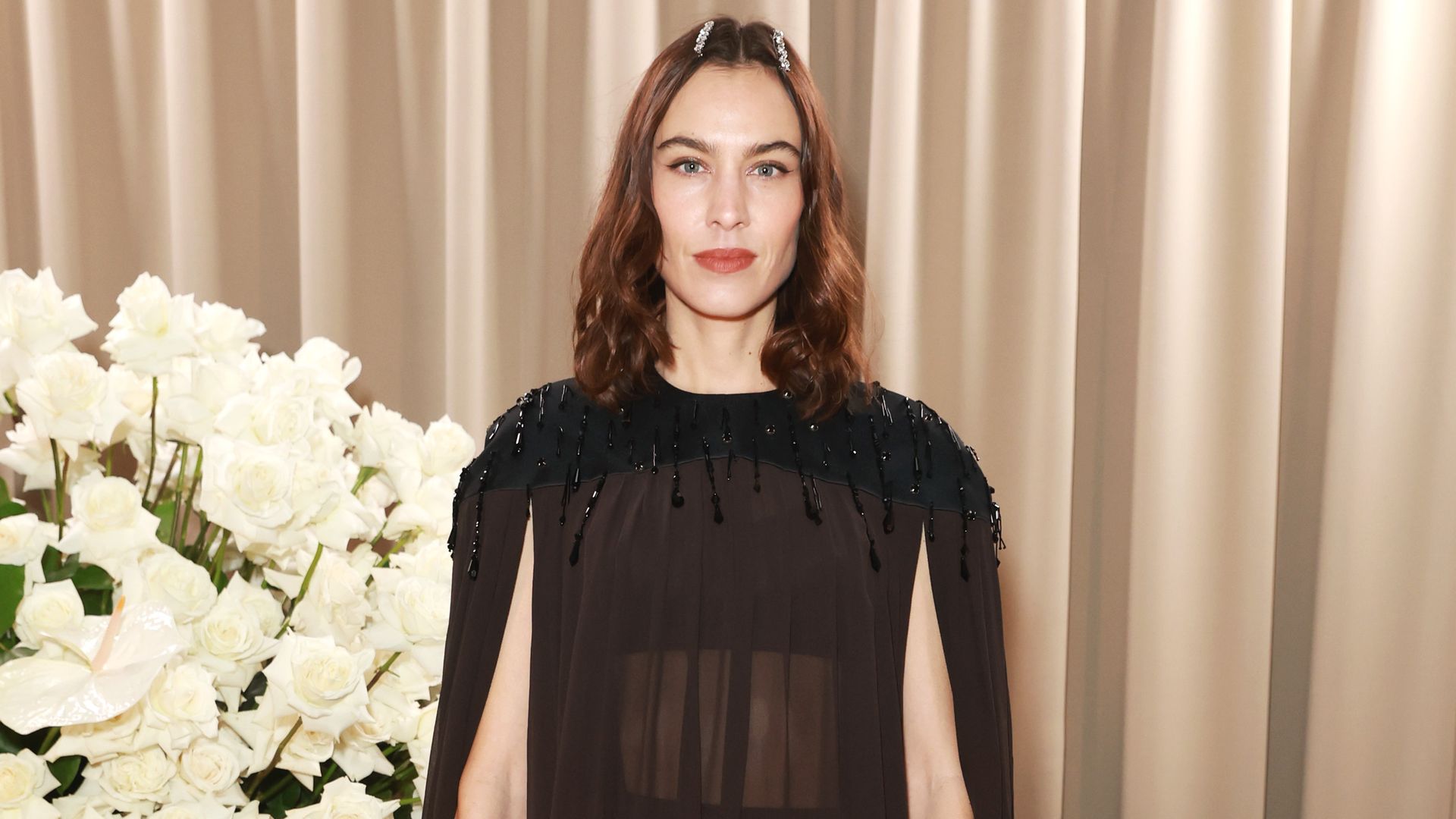 LONDON, ENGLAND - DECEMBER 04: Alexa Chung attends the British Vogue 'Forces For Change' dinner hosted by Edward Enninful and Vanessa Kingori at The Londoner Hotel on December 4, 2022 in London, England. (Photo by David M. Benett/Hoda Davaine/Dave Benett/Getty Images)