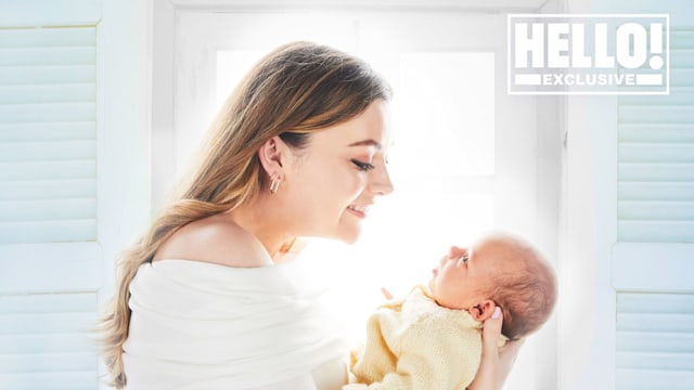 Rosie Kelly poses with baby Billie for exclusive HELLO! shoot