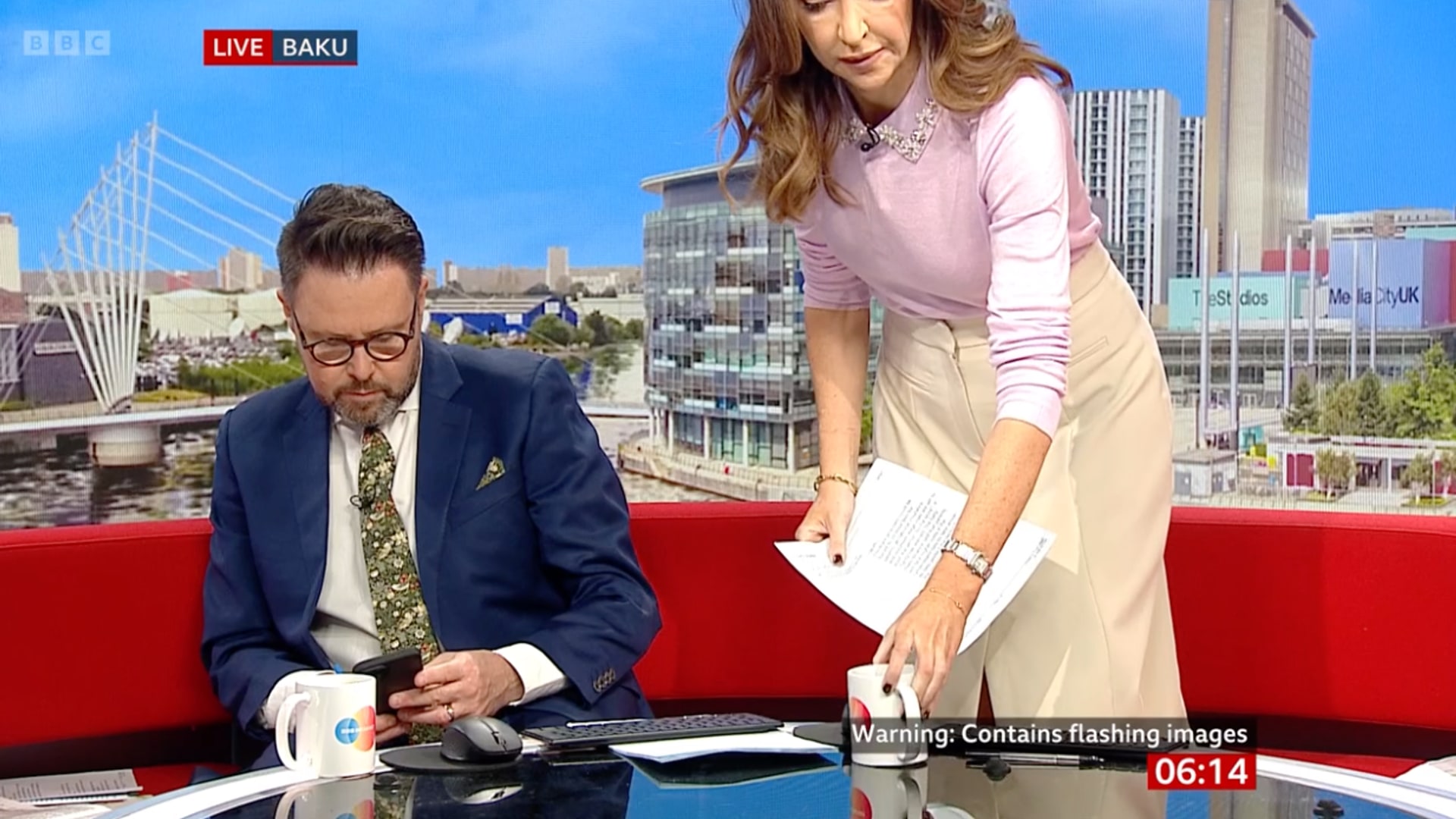 BBC Breakfast stars Sally Nugent and Jon Kay caught off-guard in major technical blunder