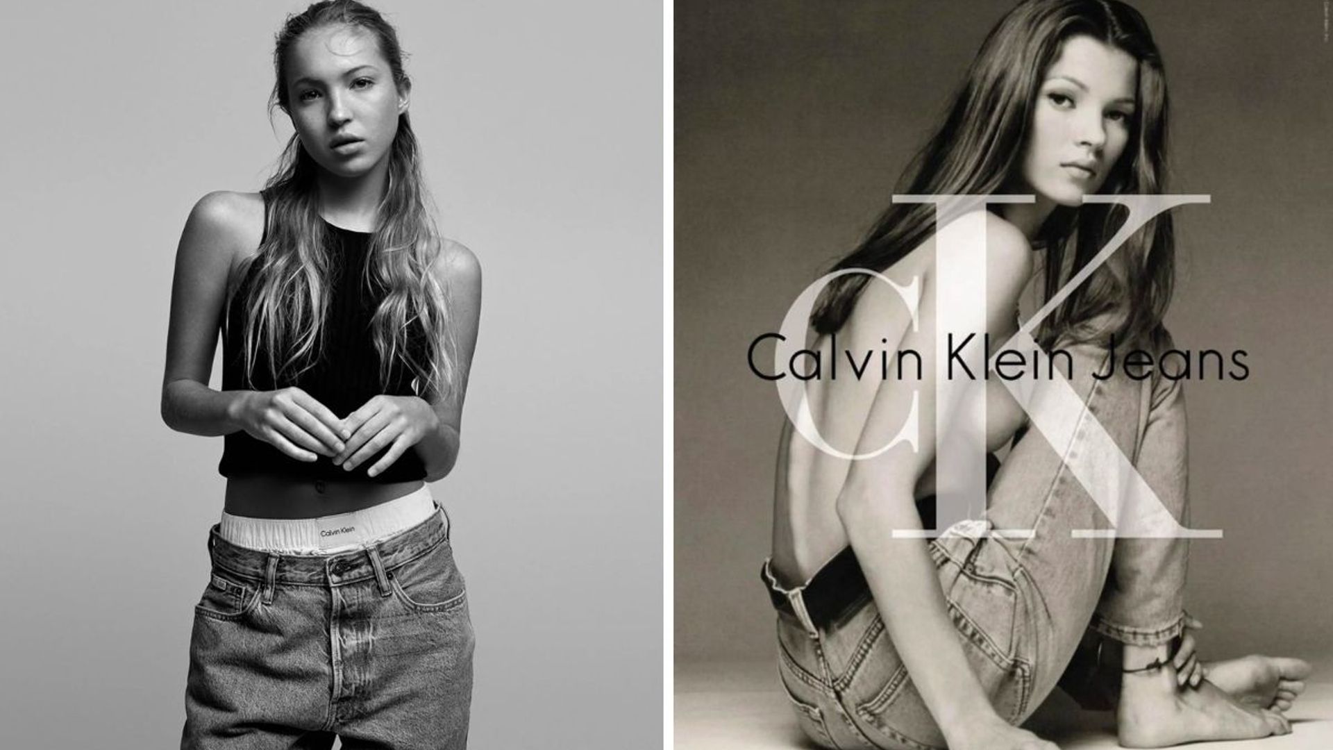 Lila Moss follows in Kate Moss' footsteps in new Calvin Klein campaign and  the resemblance is uncanny | HELLO!