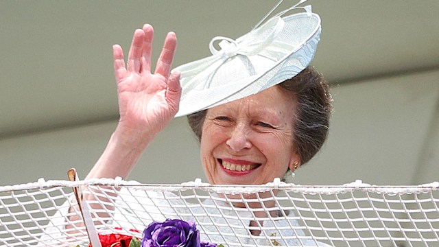 Princess Anne at Epsom Racecourse on June 04, 2022 