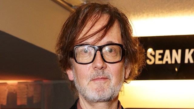 Jarvis Cocker in a black suit