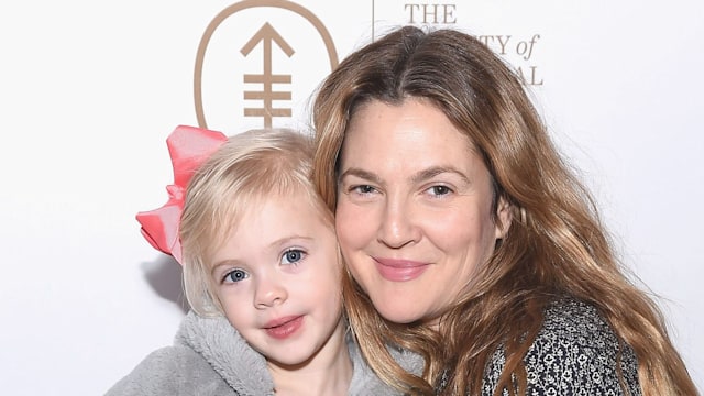 Drew Barrymore and daughter Frankie Barrymore Kopelman attend the 2017 Society Of MSK Bunny Hop at 583 Park Avenue on March 7, 2017 in New York City