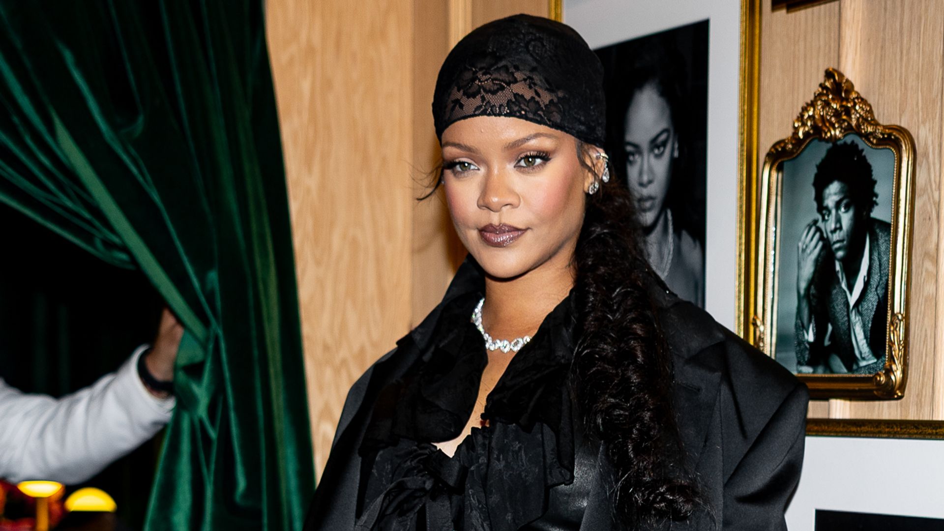 Rihanna is seen at the A$AP Rocky x Ray Ban Met Gala After Party on May 05, 2025 in New York City