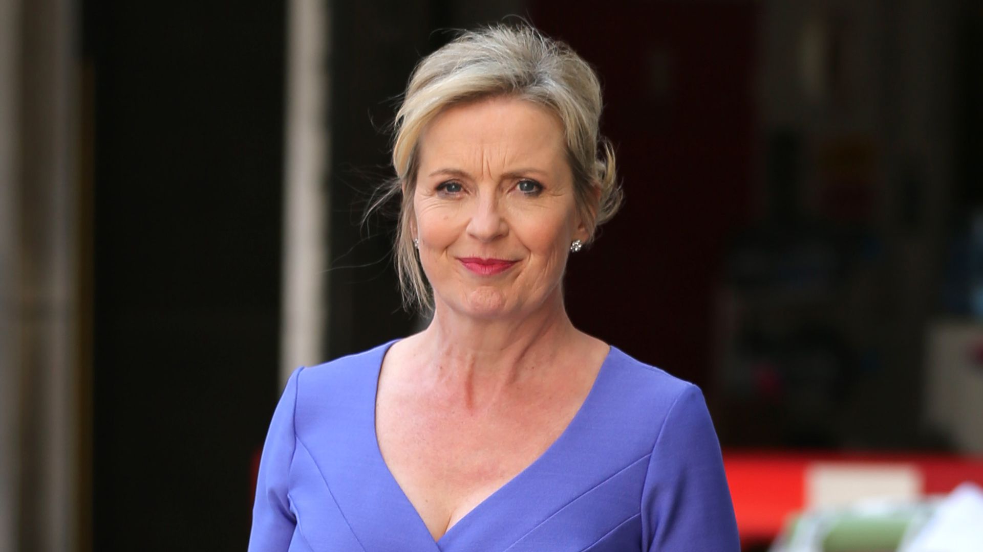 Carol Kirkwood seen at the BBC, Portland Place on May 26, 2016 in London