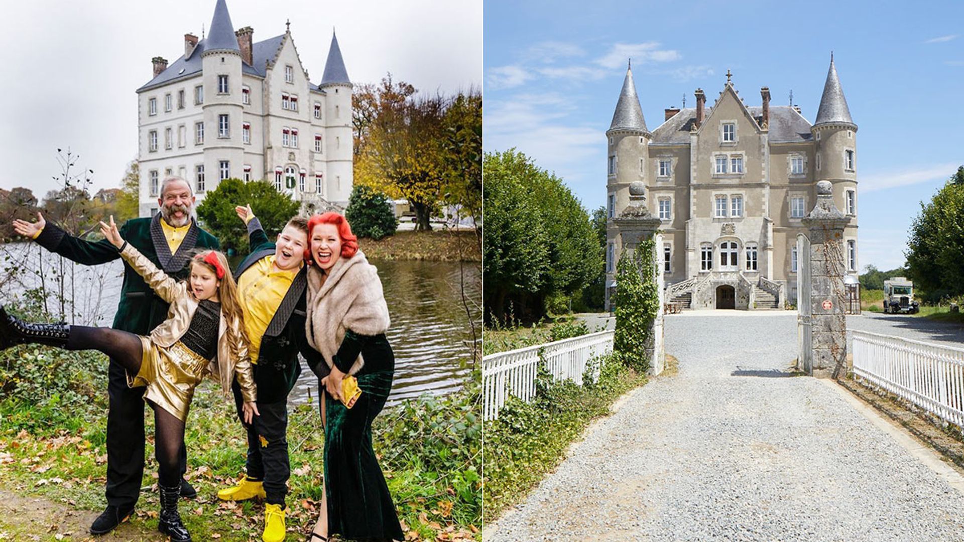 Discover Escape to the Chateau stars Dick and Angel Strawbridge's £280k castle – with a moat