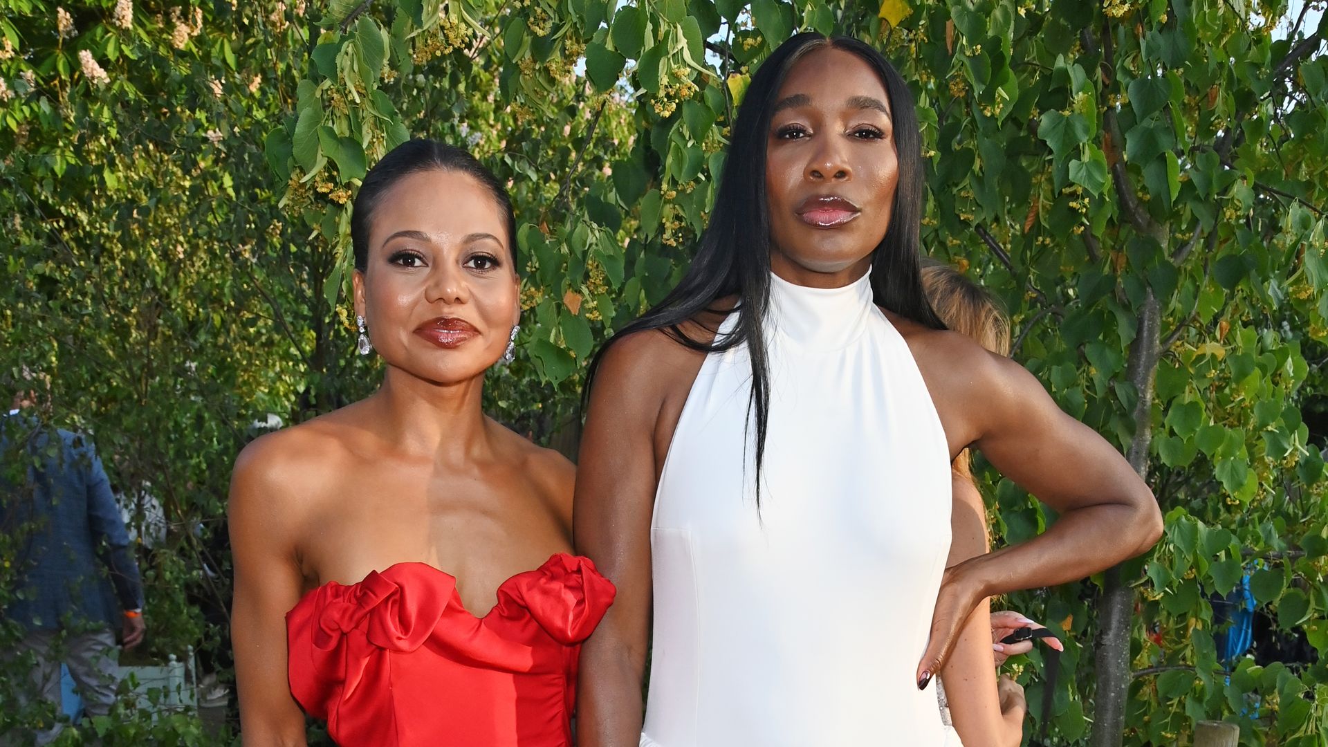 Emma Weymouth, Marchioness of Bath, and Venus Williams attend The Serpentine Summer Party 2024