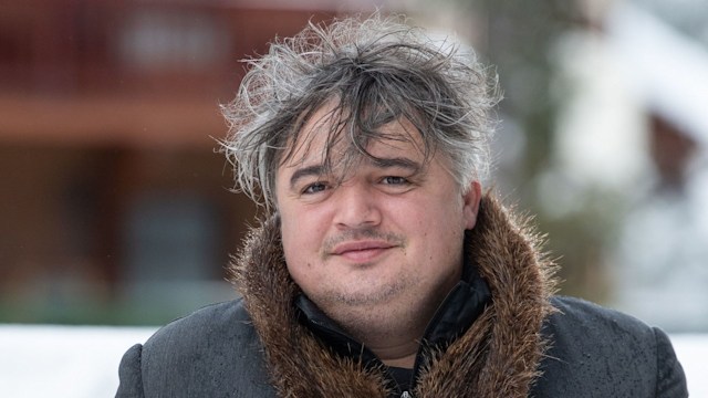 Pete Doherty wrapped up warm from the cold