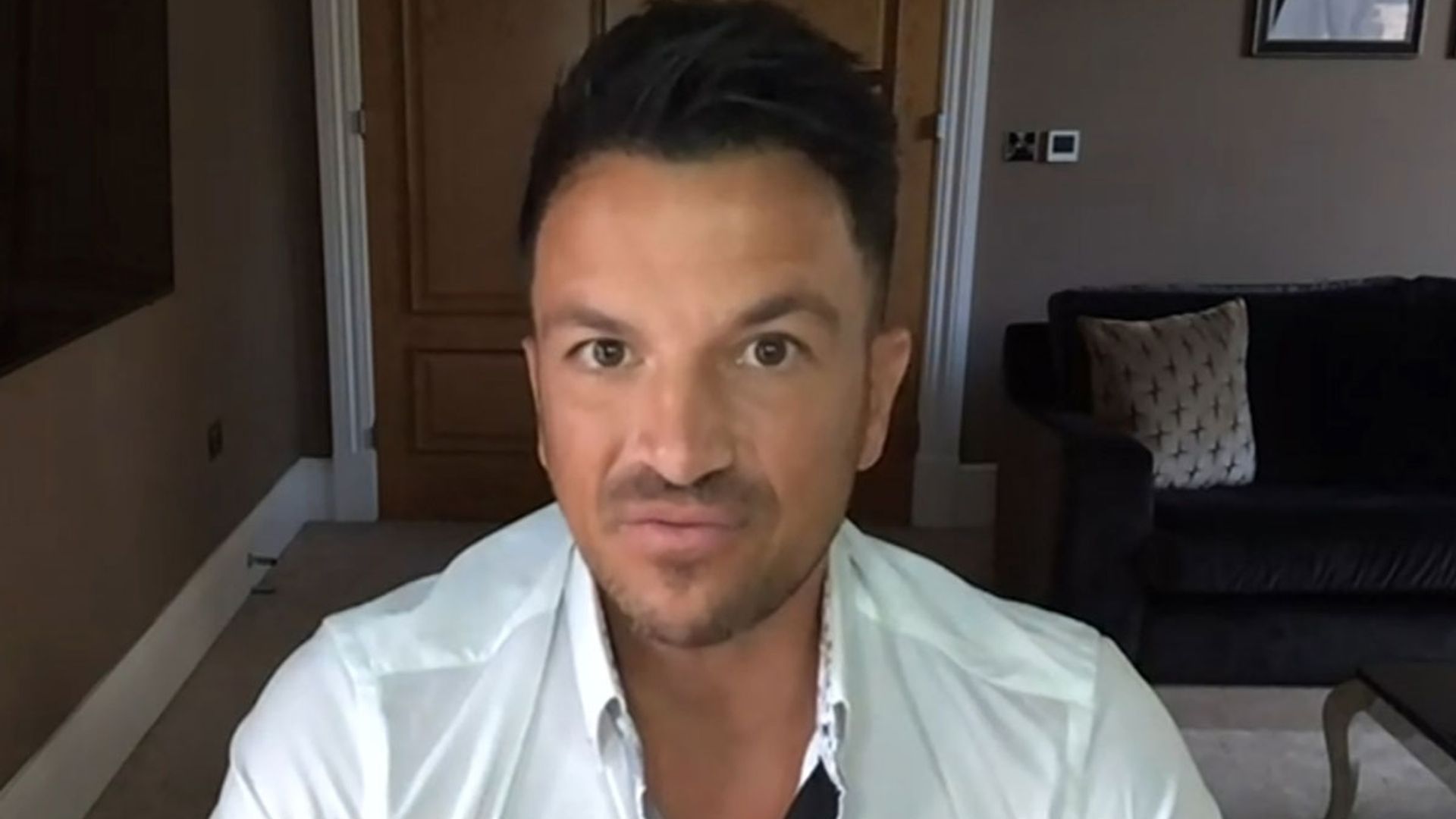 peter andre snow warning
