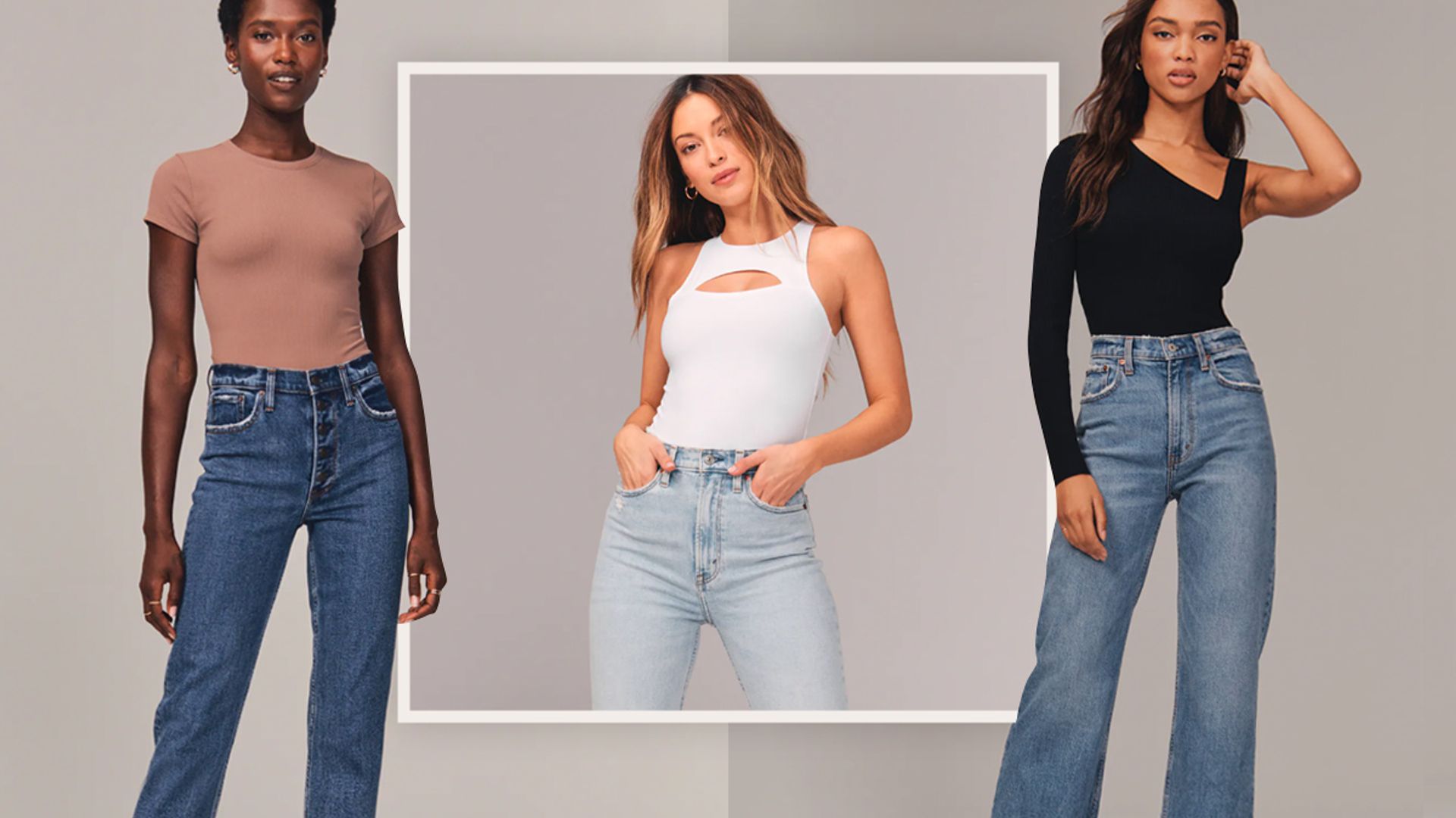 6 new inclusive denim jean styles from Abercrombie & Fitch