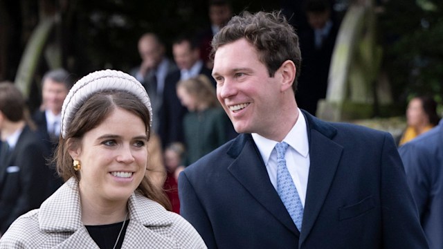 Princess Eugenie and Jack Brooksbank walking together