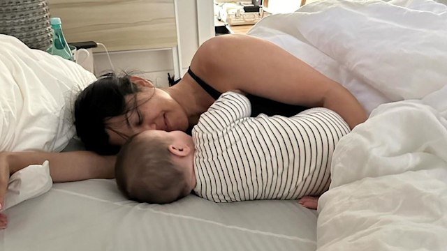 Kourtney loves being a mom