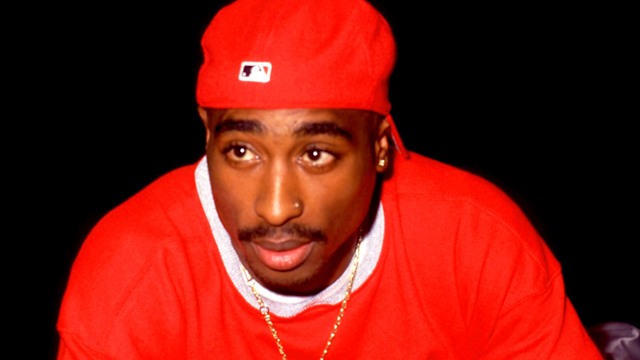 American rapper, songwriter, and actor Tupac Shakur poses for a portrait