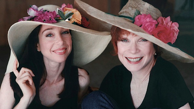Shirley MacLaine with her daughter Sachi Parker circa 1996