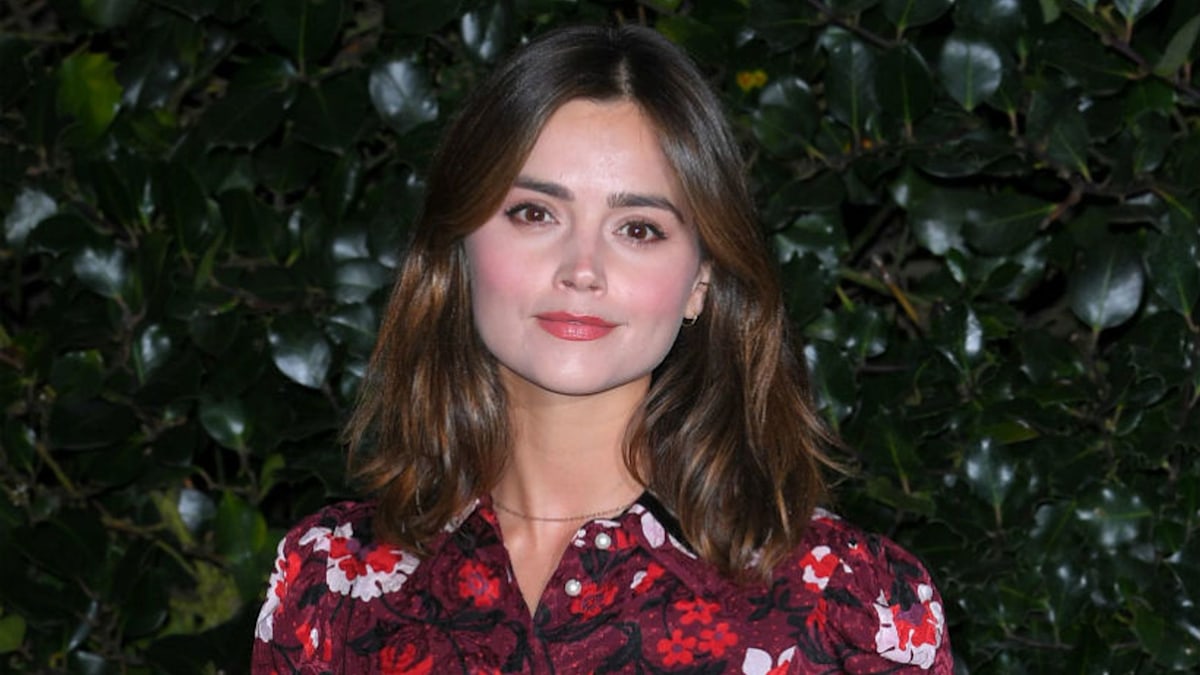 Jenna Coleman attends Kensington Palace in pretty floral dress | HELLO!